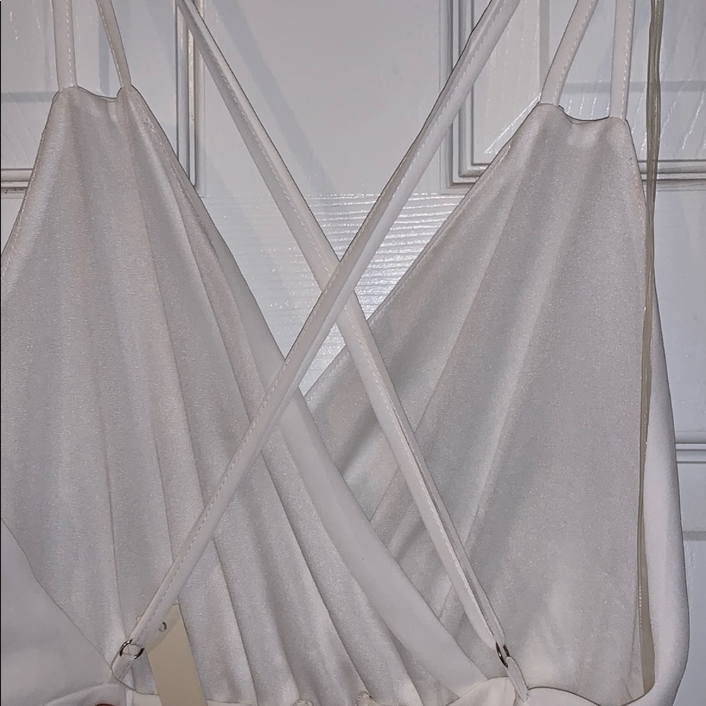 White Romper by Mustard Seed - Picture 3 of 6